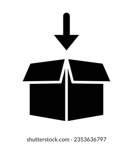 Packing Vector Glyph Icon For Personal And Commercial Use.
