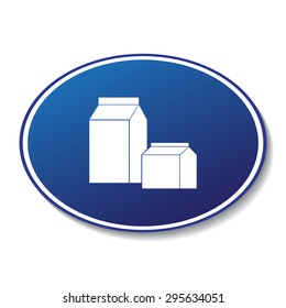 Packing vector icon 