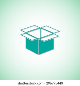 Packing vector icon 