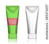 Packing White Realistic Tubes For Cosmetics Isolated On White Background. Here Can Be Creams, Toothpaste, Gel, Sauce, Paint, Glue, Ointments, Lotions, Medicines. Use Mockup For Your Design