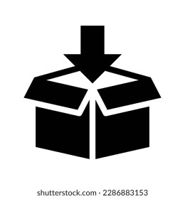 packs solid icon illustration vector graphic