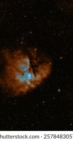 The Pacman nebula (NGC 281), 9,459 light years from earth in the constellation of Cassiopeia