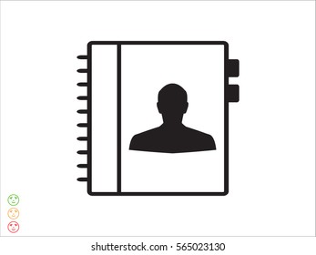 pad contact, icon, vector illustration eps10