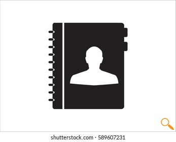 pad contact, icon, vector illustration eps10