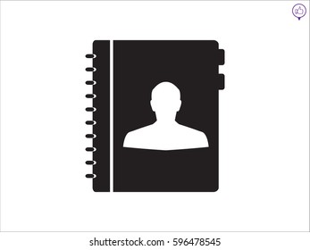 pad contact, icon, vector illustration eps10