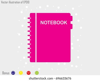 pad contact, icon, vector illustration eps10