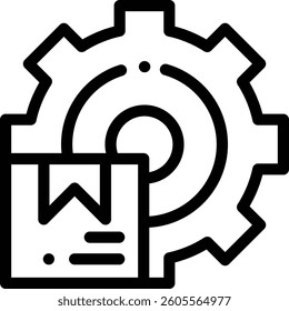 pad icon. Thin Linear Style Design Isolated On White Background