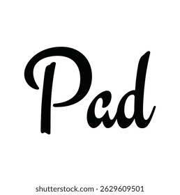 Texto del cojín para la impresión de la camiseta y el otro uso en el fondo blanco.