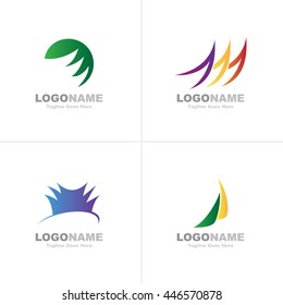 Padang roof home traditional logo