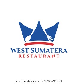 Padangnese West Sumatera Indonesia Restaurant Template Logo. Vector Icon.