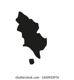 padarnales region map in country of dominican republic
