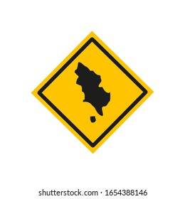 padarnales region map in country of dominican republic