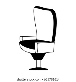 padded chair icon image