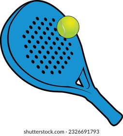 The Paddle Ball Racket Graphics are energetic and sporty representations of the popular game in a dynamic form. With their active design, these graphics capture the excitement and movement of paddle b
