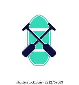 Paddle boat logo design. Amazing boat with proper layers