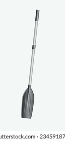 Paddle for a boat on a white background. Vector illustration