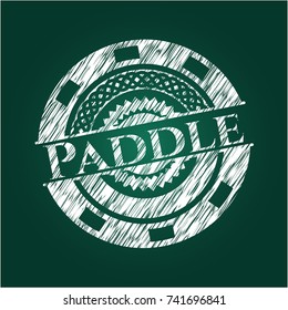 Paddle chalk emblem