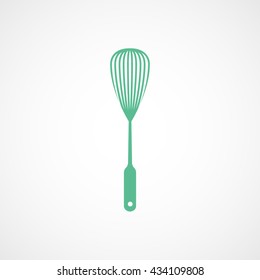 Paddle For Cooking Green Icon On White Background