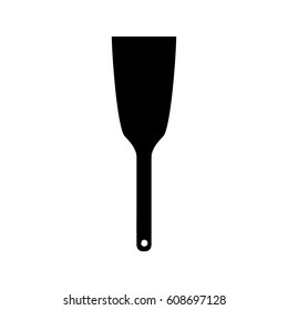 Paddle for cooking Icon isolated on white background