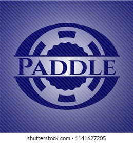 Paddle with denim texture