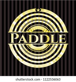 Paddle gold emblem