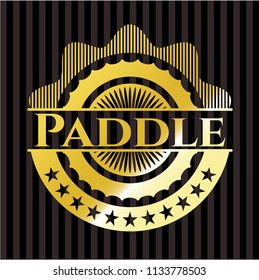 Paddle gold emblem