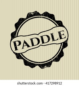 Paddle grunge stamp