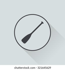 Paddle icon. 