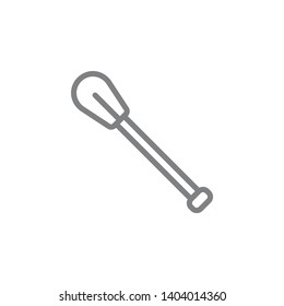 Paddle icon. Element of beach holiday icon. Thin line icon for website design and development, app development. Premium icon