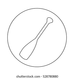 Paddle icon illustration design