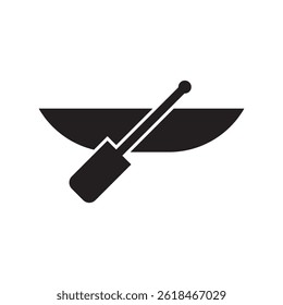 paddle icon illustration element design