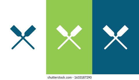 Paddle icon illustration isolated vector sign symbol