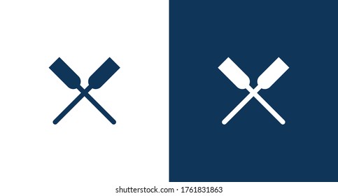 Paddle icon illustration isolated vector sign symbol