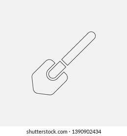 paddle icon sign signifier vector