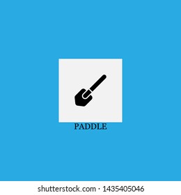 paddle icon sign signifier vector
