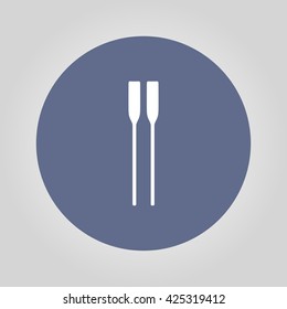 Paddle icon vector. Concept illustration for design.