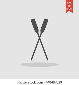 Paddle icon vector. Concept illustration for design.
