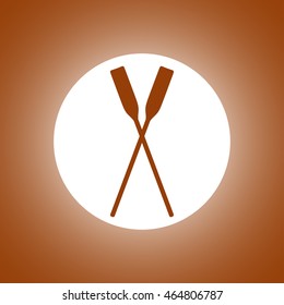 Paddle icon vector. Concept illustration for design.