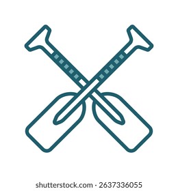 paddle icon vector design template simple and clean