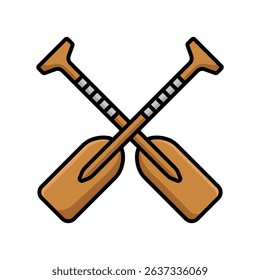 paddle icon vector design template simple and clean