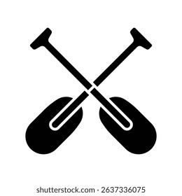 paddle icon vector design template simple and clean