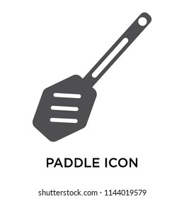 Paddle icon vector isolated on white background for your web and mobile app design, Paddle logo concept