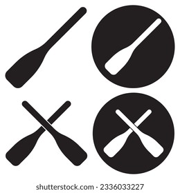 paddle icon vector template illustration logo design