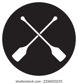 diseño de la ilustración de la plantilla del vector del icono de la paddle