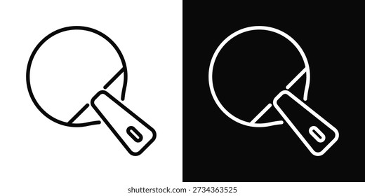 Estilo de fundo branco e preto do ícone da pá