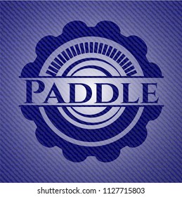 Paddle with jean texture