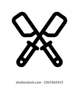 paddle line icon. vector icon for your website, mobile, presentation, and logo design.