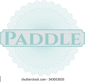 Paddle linear rosette