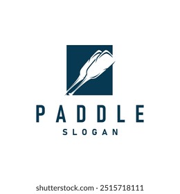 Paddle Logo Boat Paddle Design Vector Illustration Symbol Simple Design