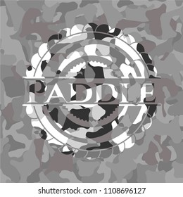  Paddle on grey camo pattern